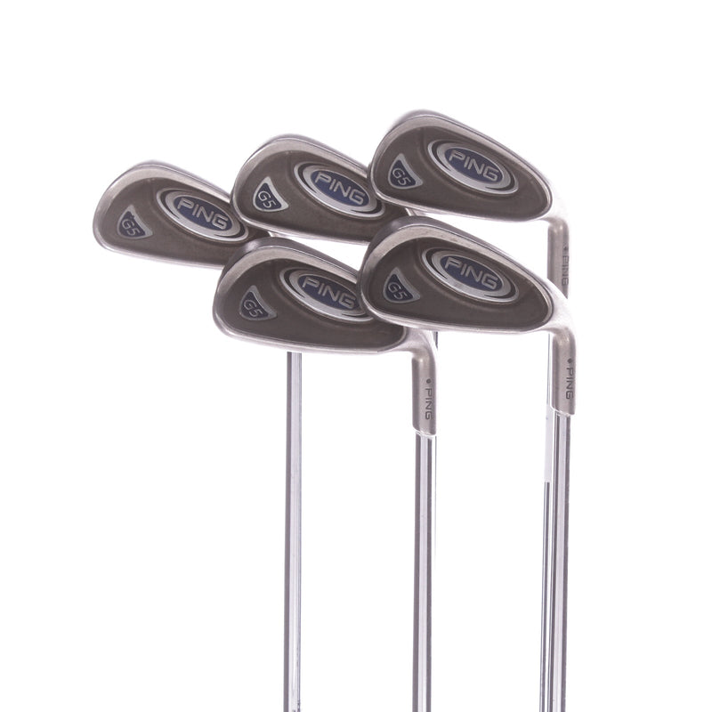 Ping G5 Steel Men's Right Irons 5-9 Black Dot Regular - Ping True Temper