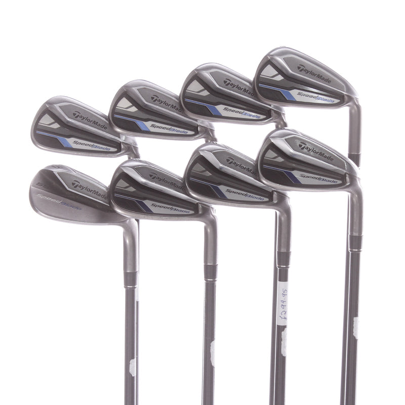 TaylorMade Speedblade Graphite Men's Right Irons 4-SW Regular - TaylorMade Matrix 65 R