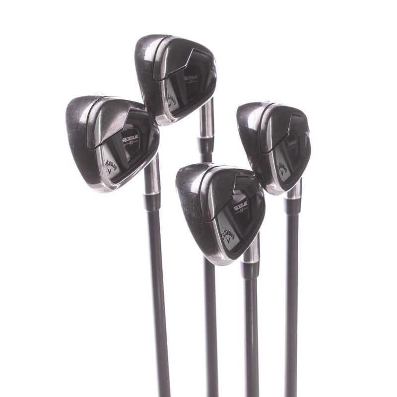 Callaway Rogue ST Max OS Graphite Men's Right Irons 6-9 Regular - Project X Cypher Fifty 5.0