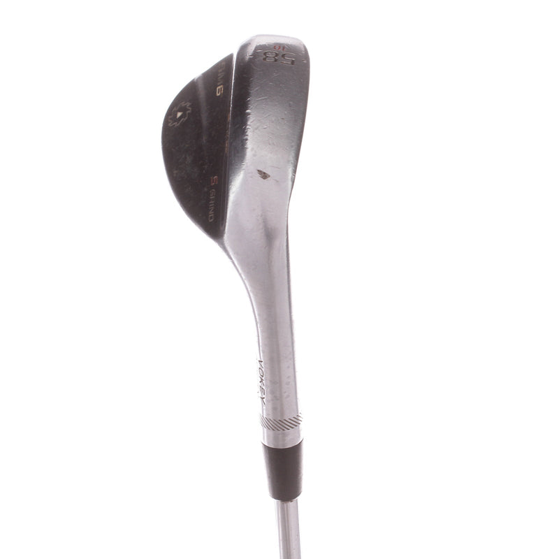 Titleist SM6 Steel Men's Right Lob Wedge 58 Degree 10 Bounce Wedge - BV SM6 W