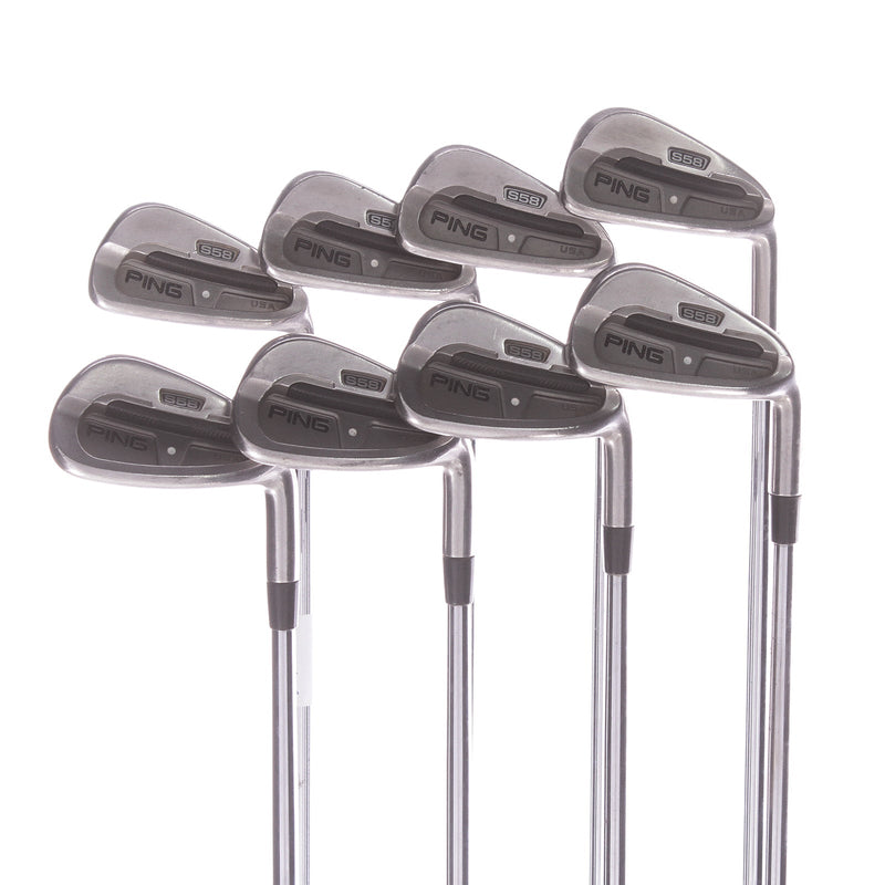 Ping S58 Steel Men's Right Iron 3-PW White Dot Regular - Ping AWT