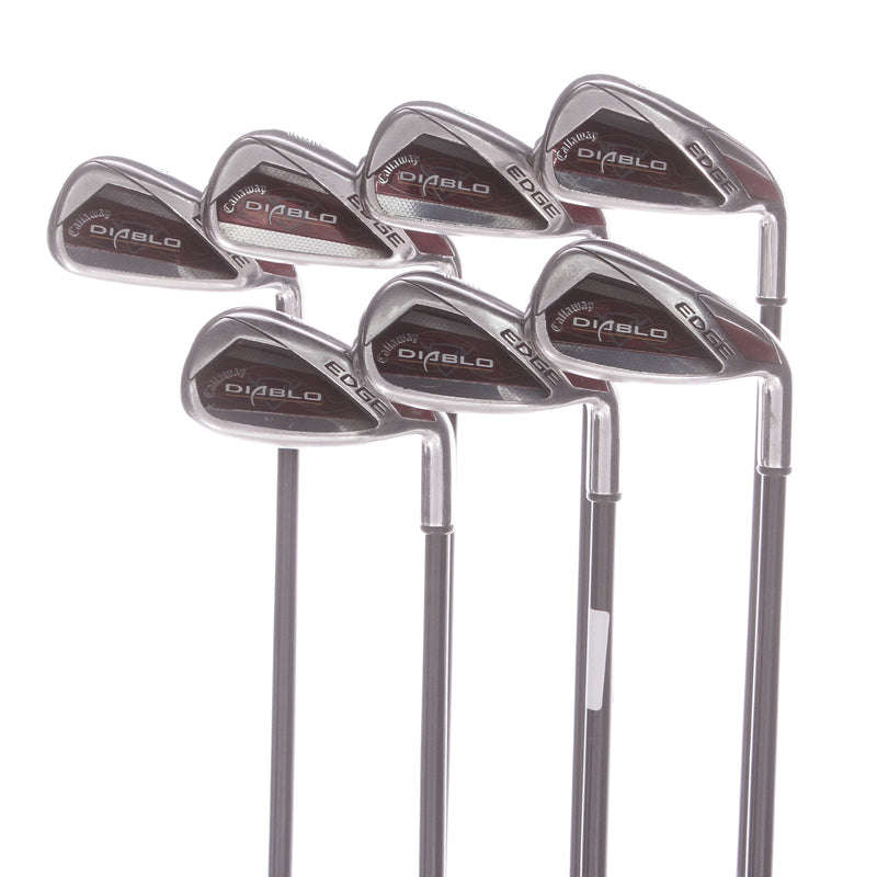 Callaway Diablo Edge Graphite Men's Right Irons 4-PW Stiff - Callaway I-75G S