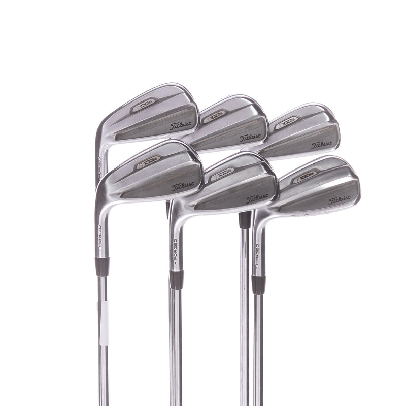 Titleist T100S 2019 Steel Men's Left Irons 5-PW Stiff - True Temper Tour White AMT S300