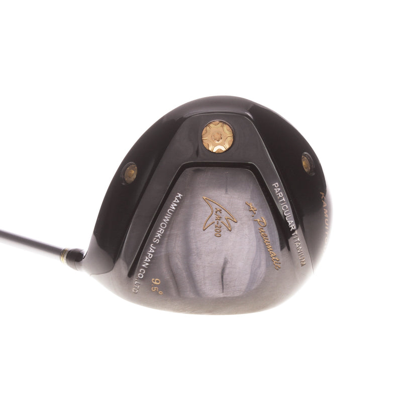 Kamui Works Japan Co Ltd KM-200 Graphite Men's Right Driver 9.5 Degree Stiff - Fujikura Double Kicks Shaft S