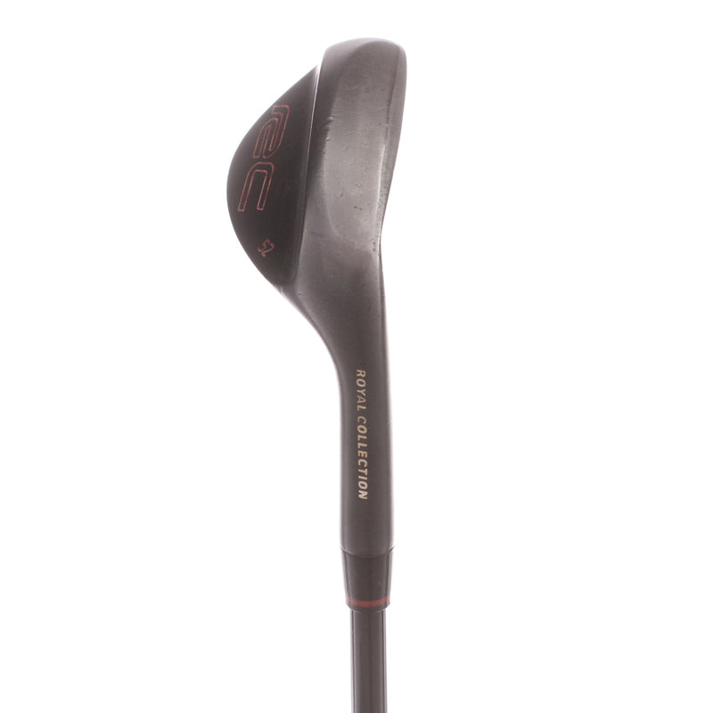 Royal Collection RC DB Graphite Men's Right Gap Wedge 52 Degree Wedge - Cobra Dark Steel