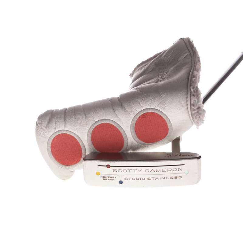 Scotty Cameron Newport Beach Studio Stainless Men's Right Putter 33.5 Inches - Scotty Cameron