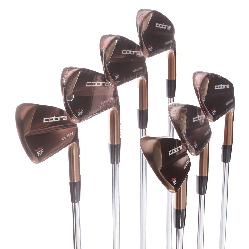 Cobra RF Forged MB Steel Men's Right Irons 4-PW Stiff - KBS $-Taper 120