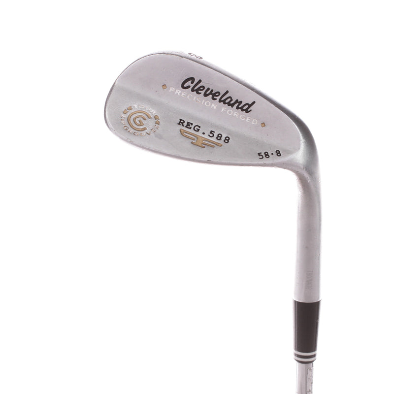 Cleveland Precision Forged 588 Steel Men's Right Lob Wedge 58 Degree 8 Bounce Wedge - Tour Concept Wedge