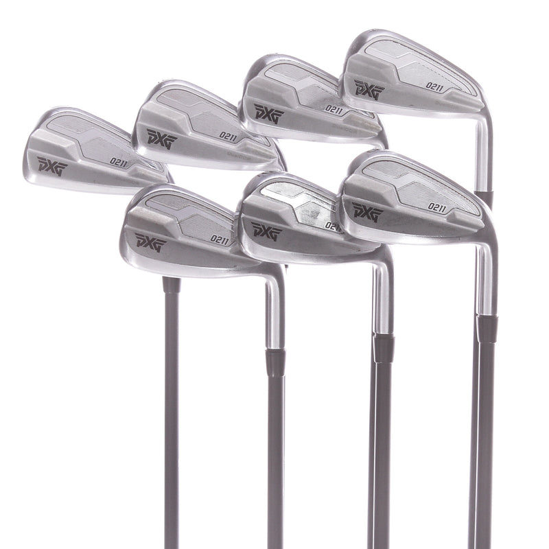 PXG-Parsons Xtreme Golf 0211 DC Graphite Men's Right Irons 4-PW Stiff - MMT 80 S