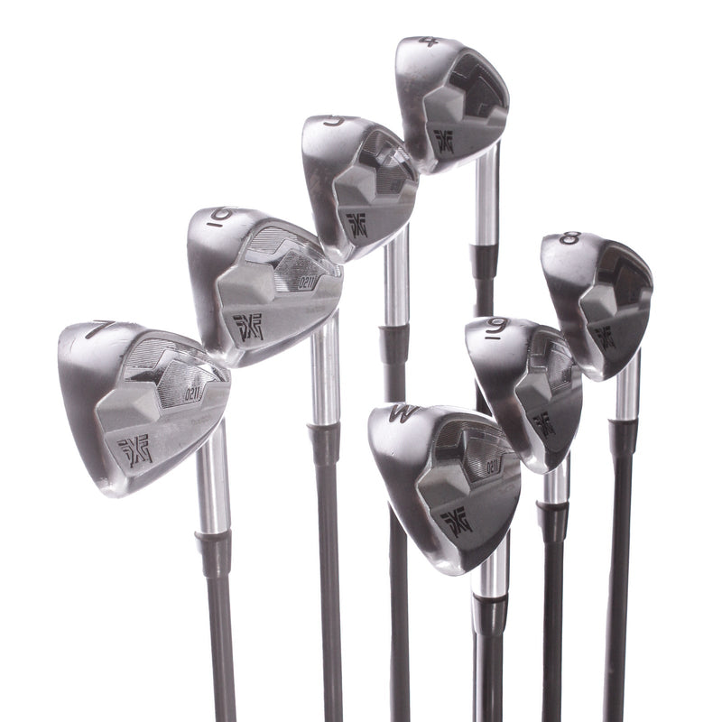 PXG-Parsons Xtreme Golf 0211 DC Graphite Men's Right Irons 4-PW Stiff - MMT 80 S