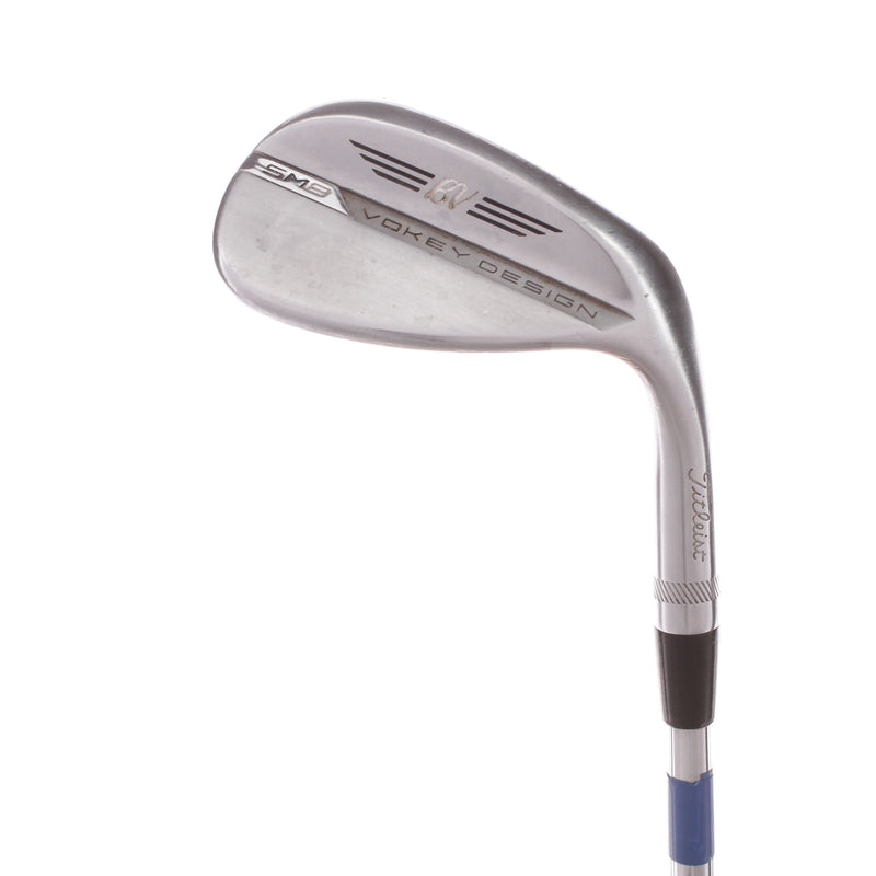 Titleist Vokey SM8 Chrome Steel Men's Right Lob Wedge 58 Degree 10 Bounce S Grind Wedge - BV Design