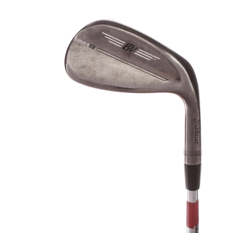 Titleist Vokey SM8 Brushed Steel Steel Men's Right Sand Wedge 54 Degree 10 Bounce S Grind Wedge - BV Design