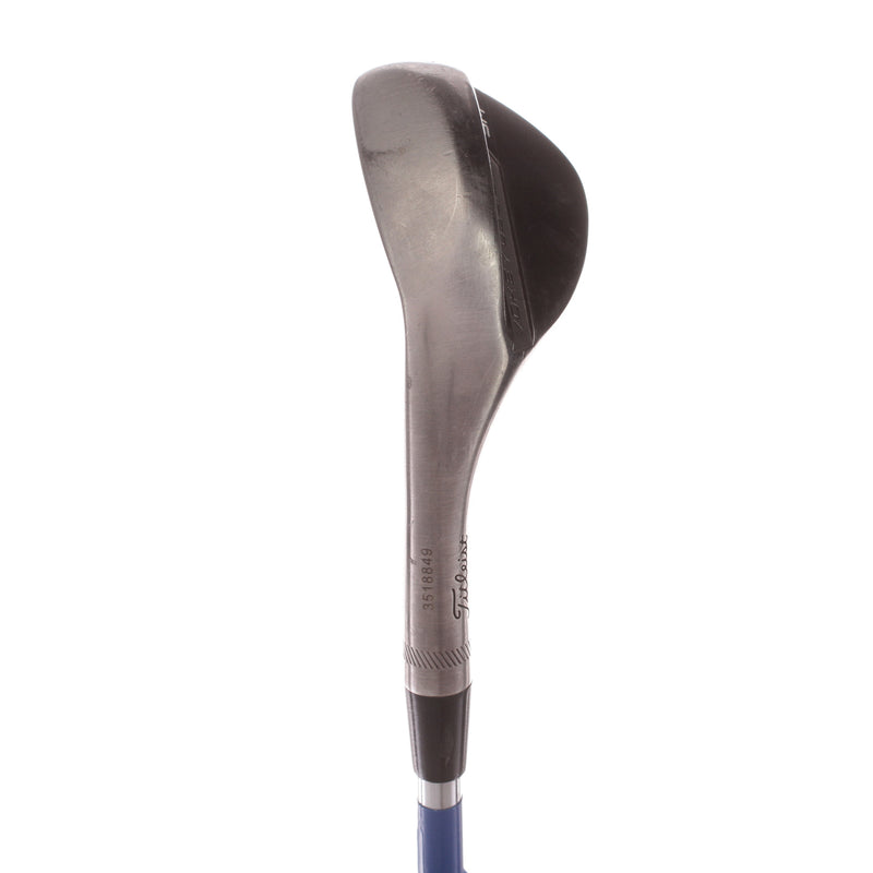 Titleist Vokey SM8 Brushed Steel Steel Men's Left Lob Wedge 58 Degree 12 Bounce D Grind Wedge - BV Design