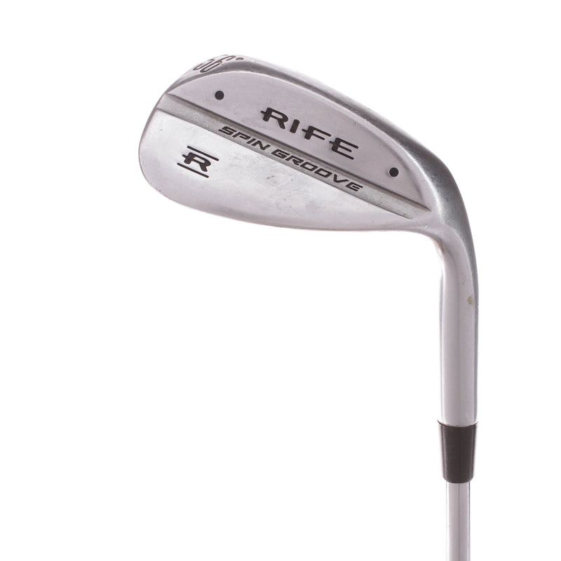 Rife Spin Groove R Steel Men's Right Sand Wedge 56 Degree Wedge - Rife