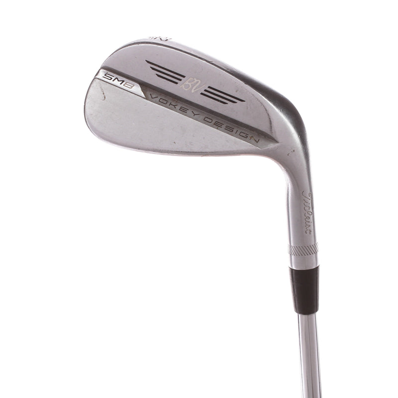 Titleist Vokey SM8 Chrome Steel Men's Right Gap Wedge 52 Degree 08 Bounce F Grind Wedge - BV Design