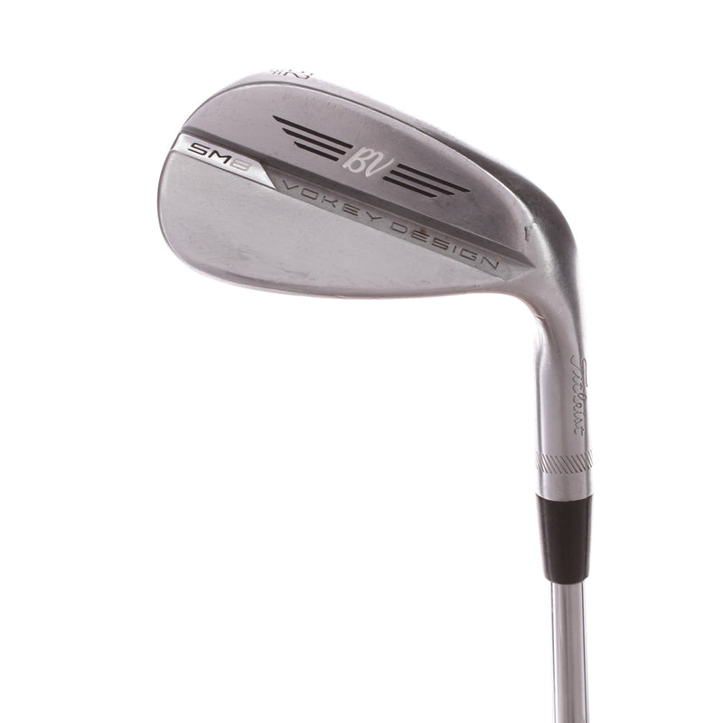 Titleist Vokey SM8 Chrome Steel Men's Right Gap Wedge 52 Degree 08 Bounce F Grind Wedge - BV Design