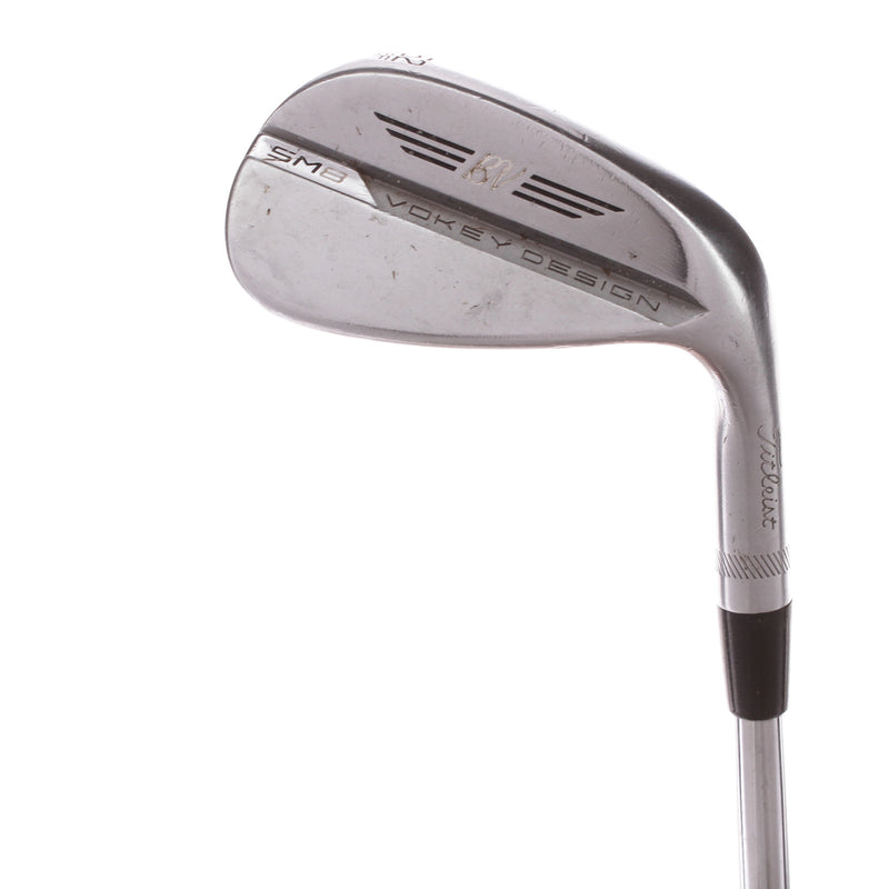 Titleist Vokey SM8 Chrome Steel Men's Right Gap Wedge 52 Degree 08 Bounce F Grind Wedge - BV Design