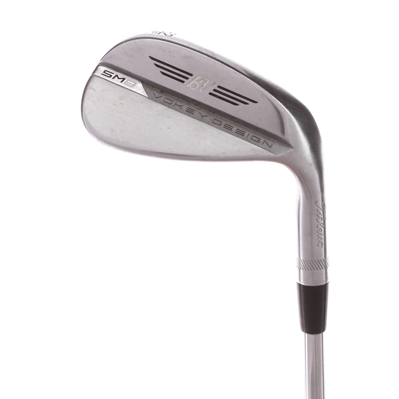 Titleist Vokey SM8 Chrome Steel Men's Right Gap Wedge 52 Degree 08 Bounce F Grind Wedge - BV Design