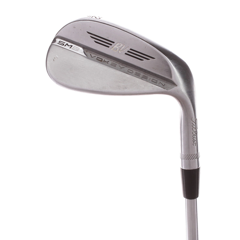 Titleist Vokey SM8 Chrome Steel Men's Right Gap Wedge 52 Degree 08 Bounce F Grind Wedge - BV Design