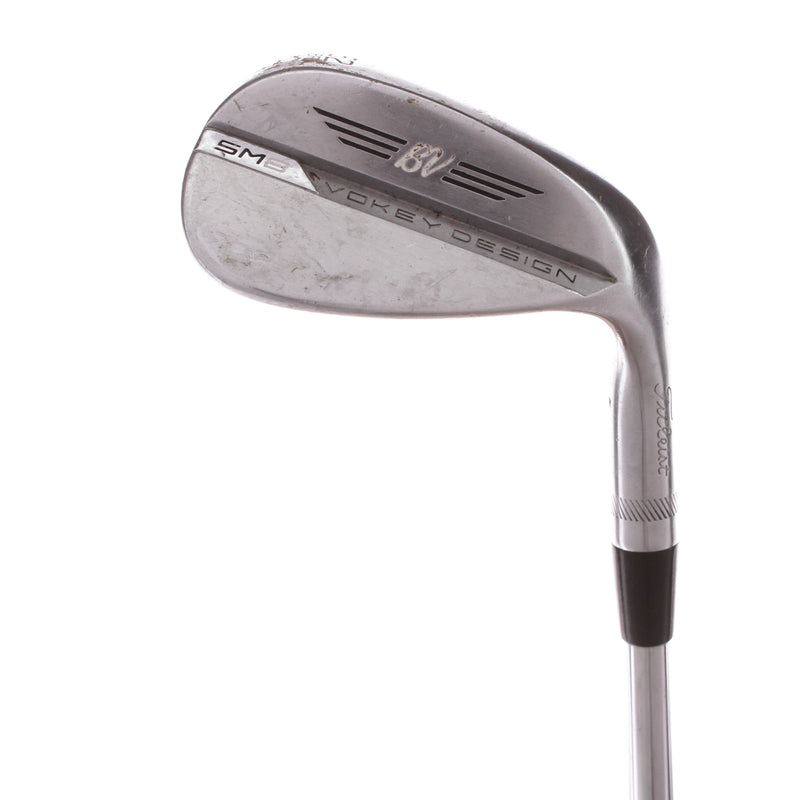 Titleist Vokey SM8 Chrome Steel Men's Right Gap Wedge 52 Degree 08 Bounce F Grind Wedge - BV Design