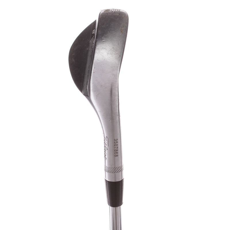 Titleist Vokey SM8 Chrome Steel Men's Right Gap Wedge 52 Degree 08 Bounce F Grind Wedge - BV Design