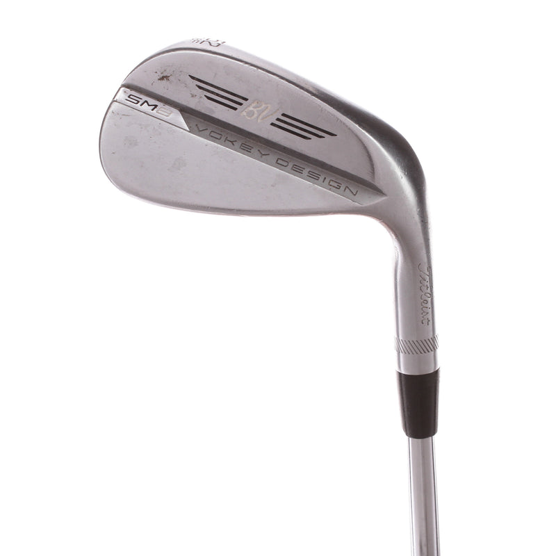 Titleist Vokey SM8 Chrome Steel Men's Right Gap Wedge 52 Degree 08 Bounce F Grind Wedge - BV Design