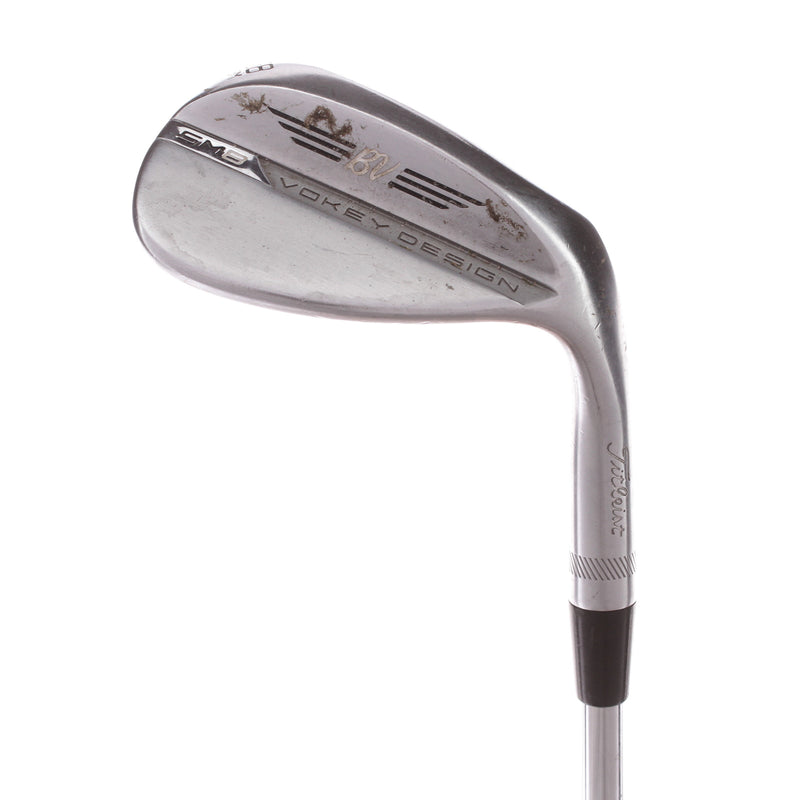 Titleist Vokey SM8 Chrome Steel Men's Right Lob Wedge 58 Degree 08 Bounce M Grind Wedge - BV Design