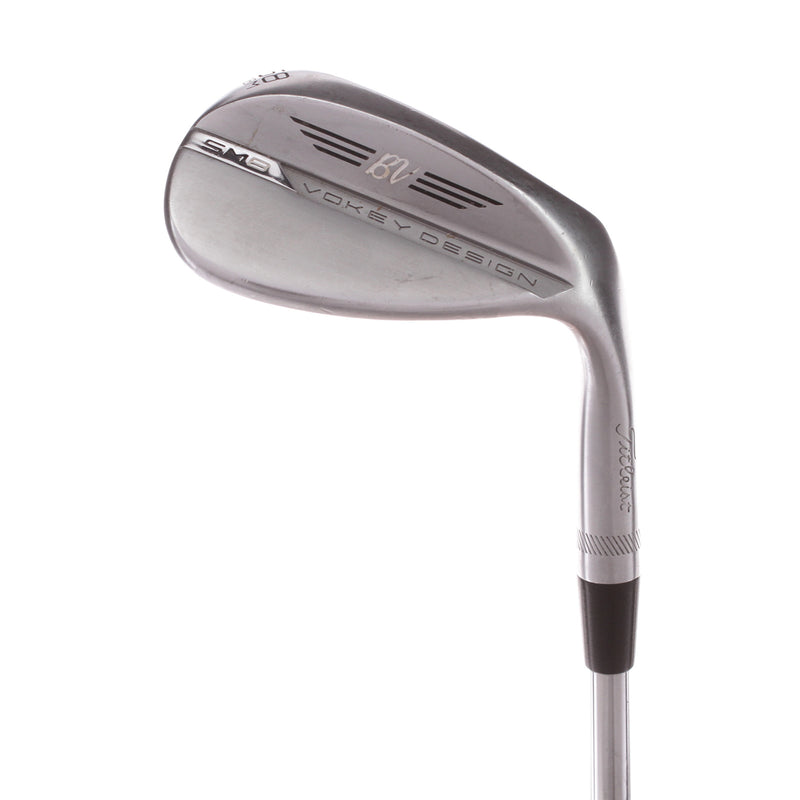 Titleist Vokey SM8 Chrome Steel Men's Right Lob Wedge 58 Degree 08 Bounce M Grind Wedge - BV Design