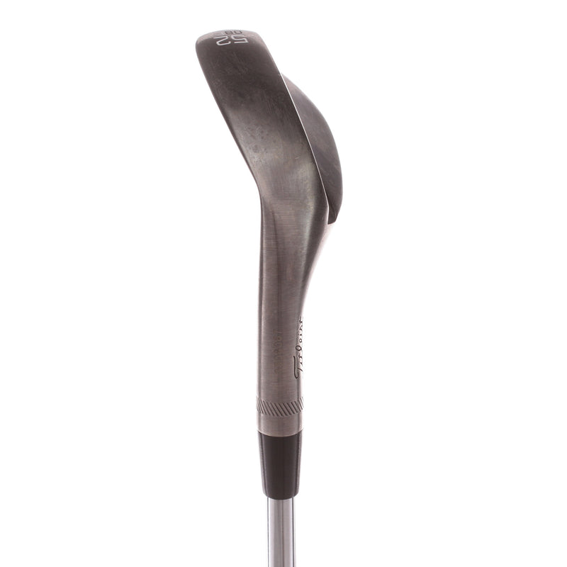 Titleist Vokey SM8 Brushed Steel Steel Men's Left Gap Wedge 52 Degree 08 Bounce F Grind Wedge - BV Design