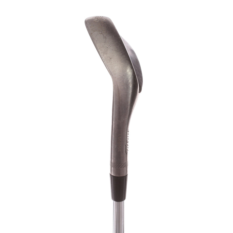 Titleist Vokey SM8 Brushed Steel Steel Men's Left Gap Wedge 52 Degree 08 Bounce F Grind Wedge - BV Design