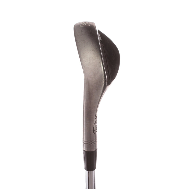 Titleist Vokey SM8 Brushed Steel Steel Men's Left Gap Wedge 52 Degree 08 Bounce F Grind Wedge - BV Design