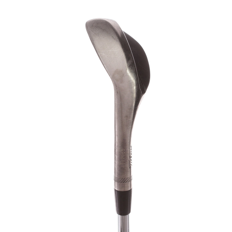 Titleist Vokey SM8 Brushed Steel Steel Men's Left Lob Wedge 58 Degree 12 Bounce D Grind Wedge - BV Design