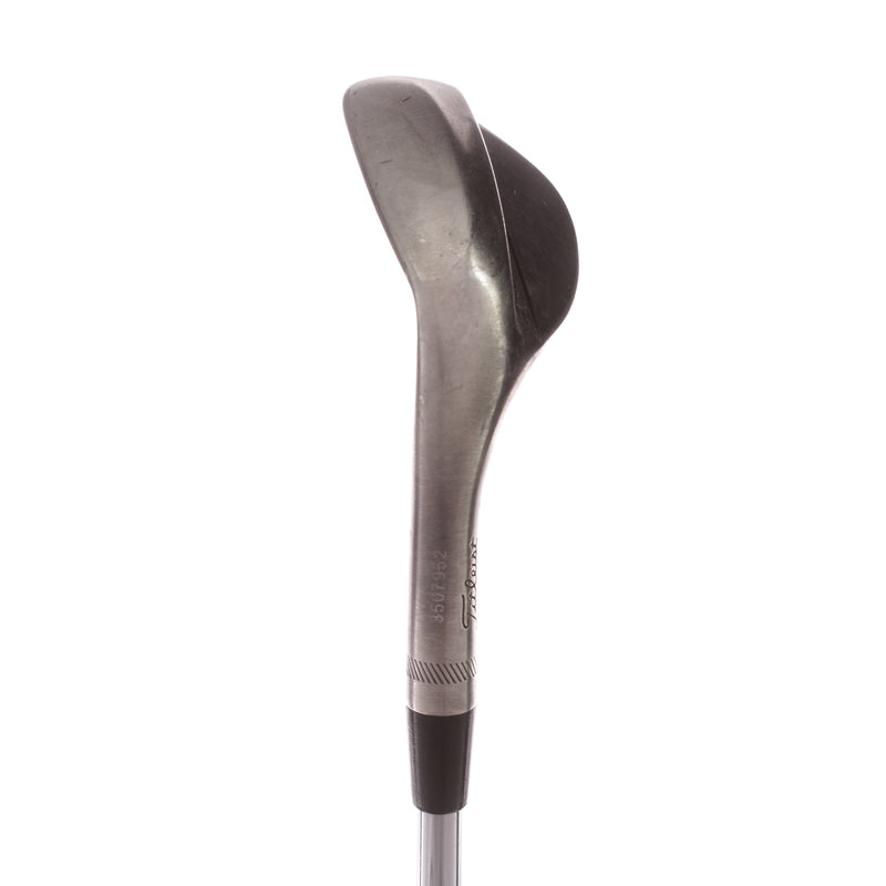 Titleist Vokey SM8 Brushed Steel Steel Men's Left Lob Wedge 58 Degree 12 Bounce D Grind Wedge - BV Design