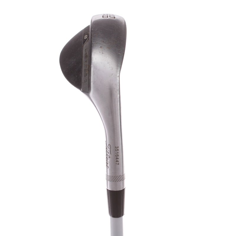 Titleist Vokey SM8 Chrome Steel Ladies Right Lob Wedge 58 Degree 14 Bounce K Grind Wedge - Tensei Red L