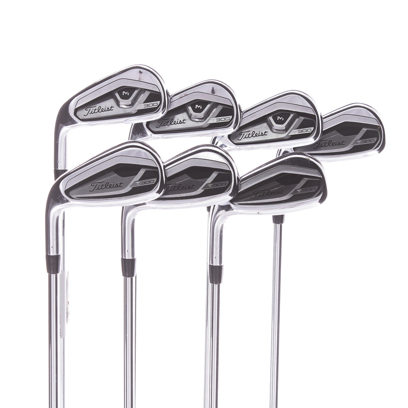 Titleist T300ii Steel Men's Left Irons 5-GW  Regular - True Temper AMT Red R