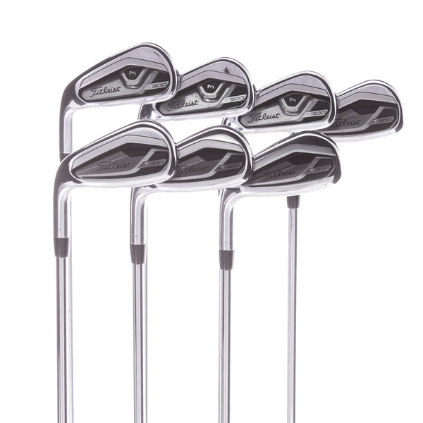 Titleist T300ii Steel Men's Left Irons 5-GW  Regular - True Temper AMT Red R