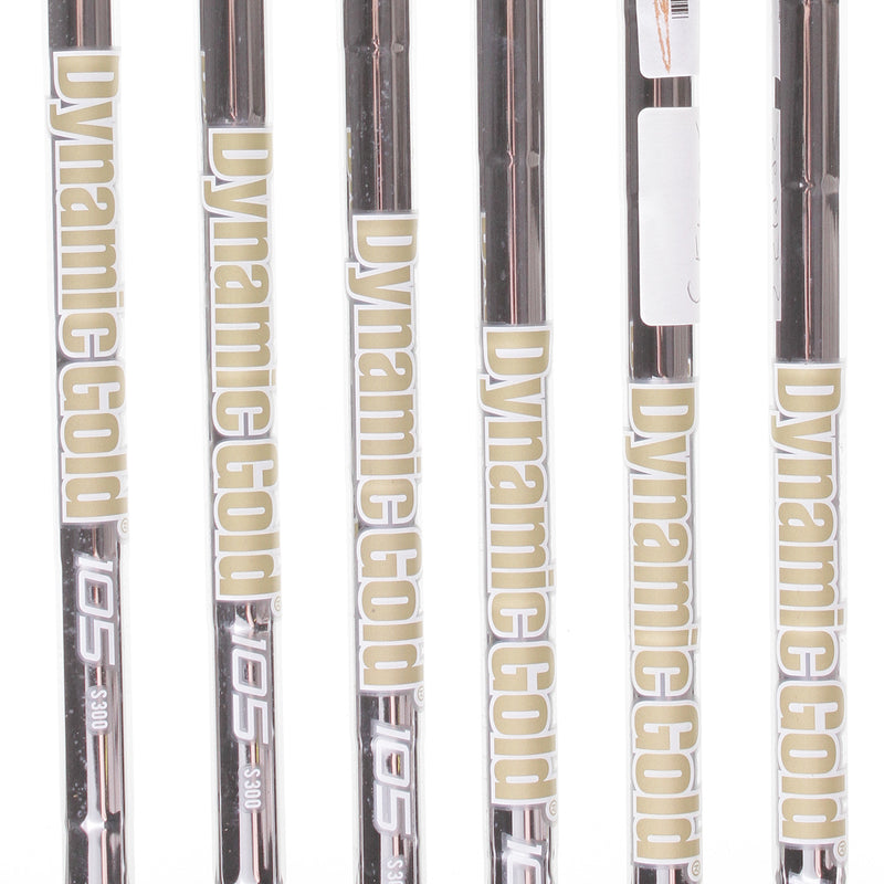 TaylorMade Stealth Steel Irons 5-PW Stiff - Dynamic Gold 105 S300