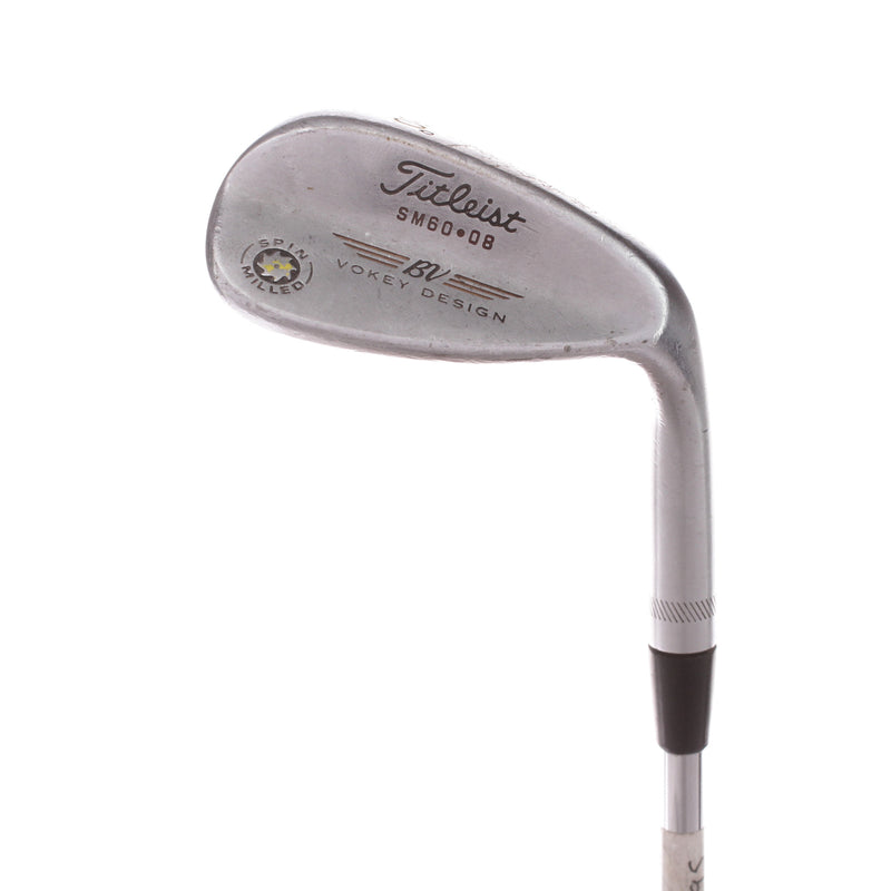 Titleist Vokey Spin Milled Steel Men's Right Lob Wedge 60 Degree 8 Bounce Wedge - BV Wedge