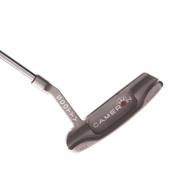 Scotty Cameron Newport Beach Studio Stainless Men's Right Putter 35 Inches - Super Stroke Tour 1.0