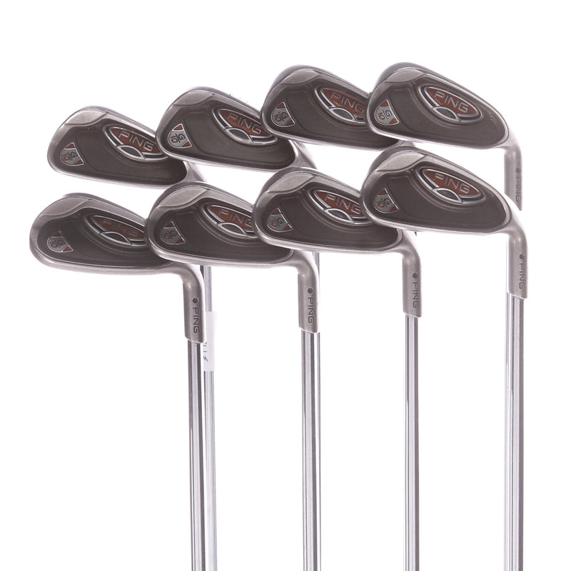 Ping G10 Steel Men's Right Irons 4-SW Black Dot Regular - Ping