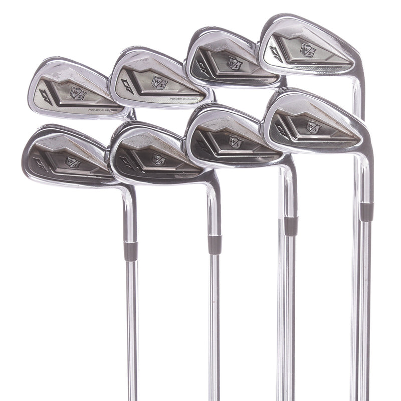 Wilson D7 Forged Steel Men's Right Irons 4-PW+GW Regular - KBS Max UltraLite