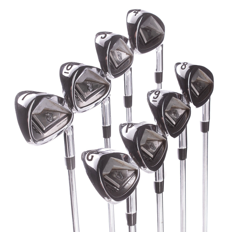 Wilson D7 Forged Steel Men's Right Irons 4-PW+GW Regular - KBS Max UltraLite