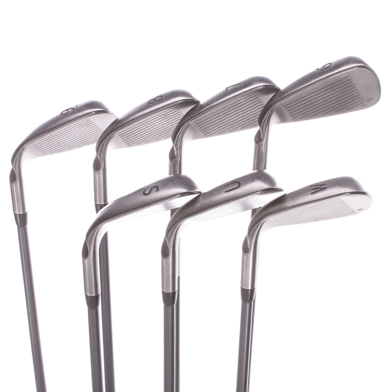 Ping G Series Graphite Men's Right Irons 6-SW+UW Blue Dot Regular - Ping CFS 70 R