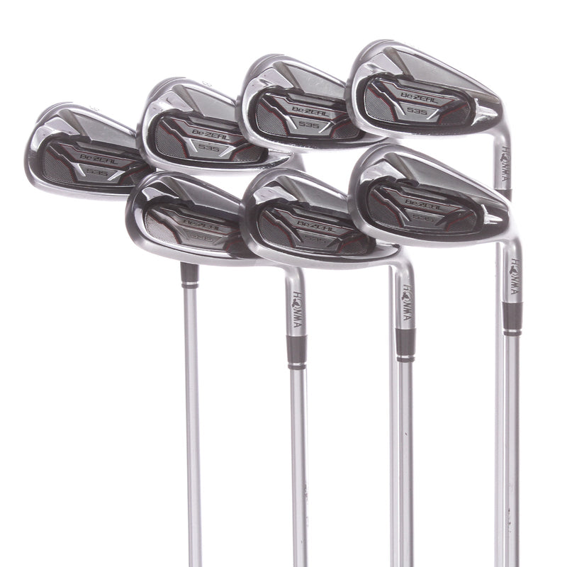 Honma Bezeal 535 Graphite Men's Right Irons 6-11+Sw Regular - Honma Vizard BeZeal EPT Tech 48 R