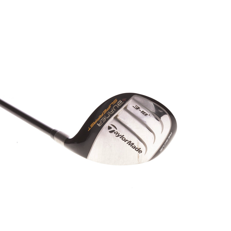 TaylorMade Burner SuperFast Graphite Men's Right Hybrid 3 18 Degree Regular - TaylorMade REAX 60 R