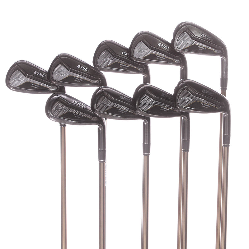 Callaway Epic Forged Star Men's Right Graphite Irons 4-SW+AW Senior - ATTAS Speed Series 50 A