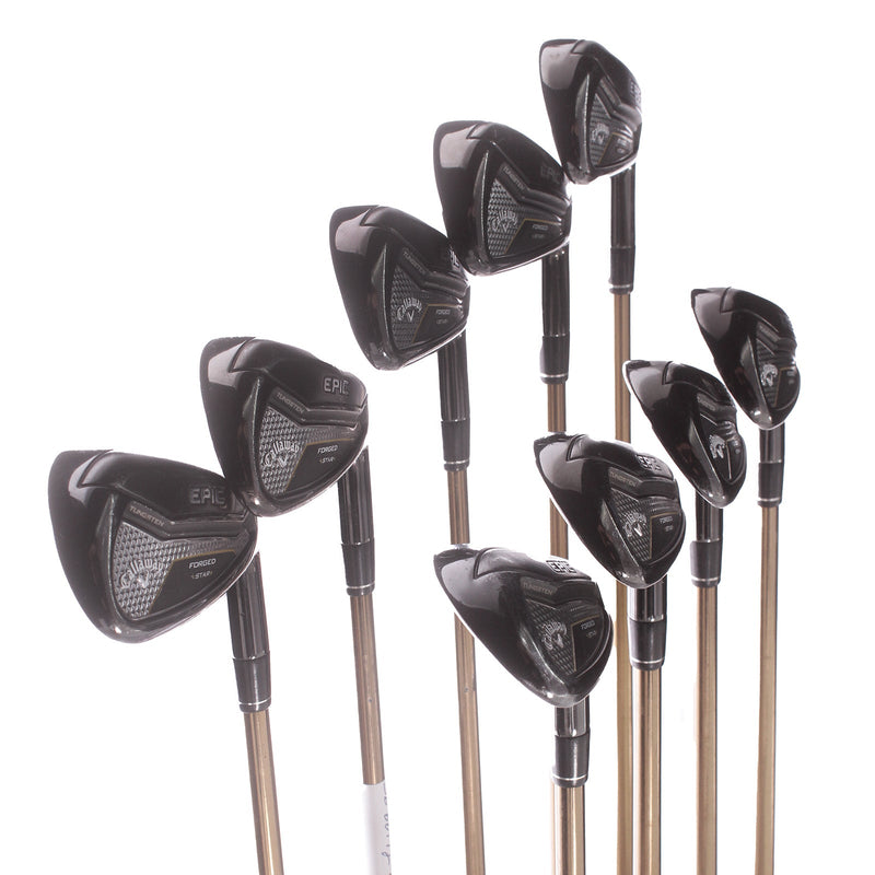 Callaway Epic Forged Star Men's Right Graphite Irons 4-SW+AW Senior - ATTAS Speed Series 50 A