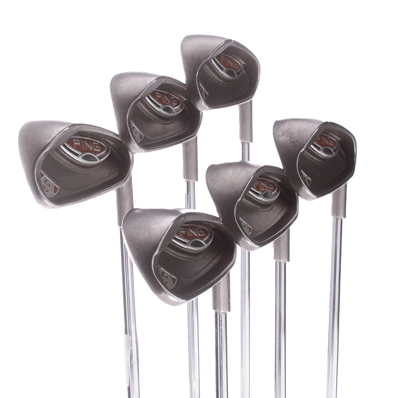 Ping G10 Steel Men's Right Irons 5-PW White Dot Stiff - Ping AWT S