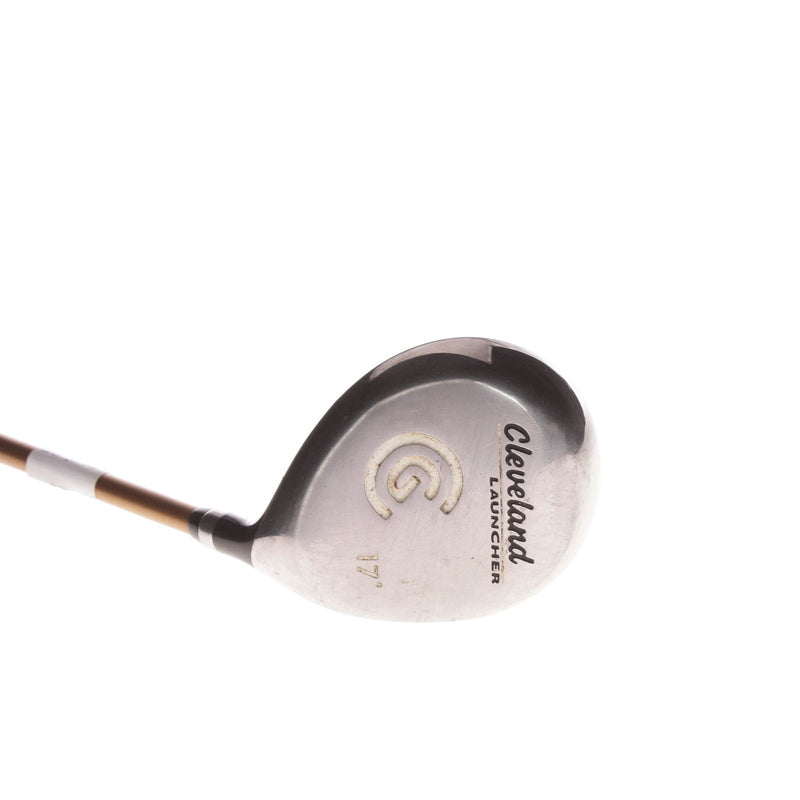 Cleveland Launcher Men's Right Graphite Fairway 3 Wood 17 Degree Regular - Cleveland Launcher Gold 65 R