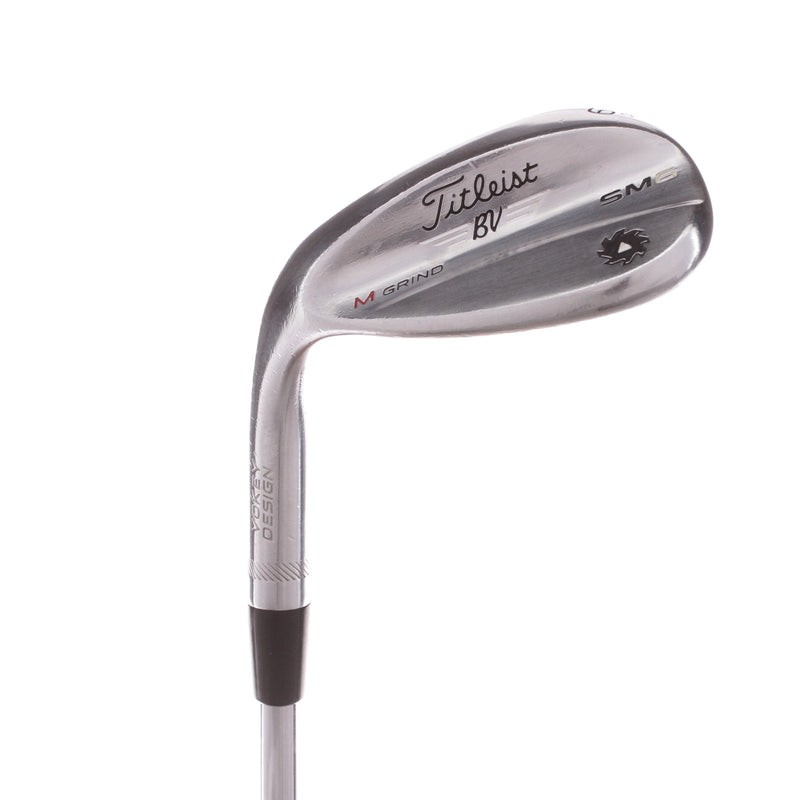 Titleist SM6 Men's Left Steel Lob Wedge 60 Degree 8 Bounce Wedge - BV SM6